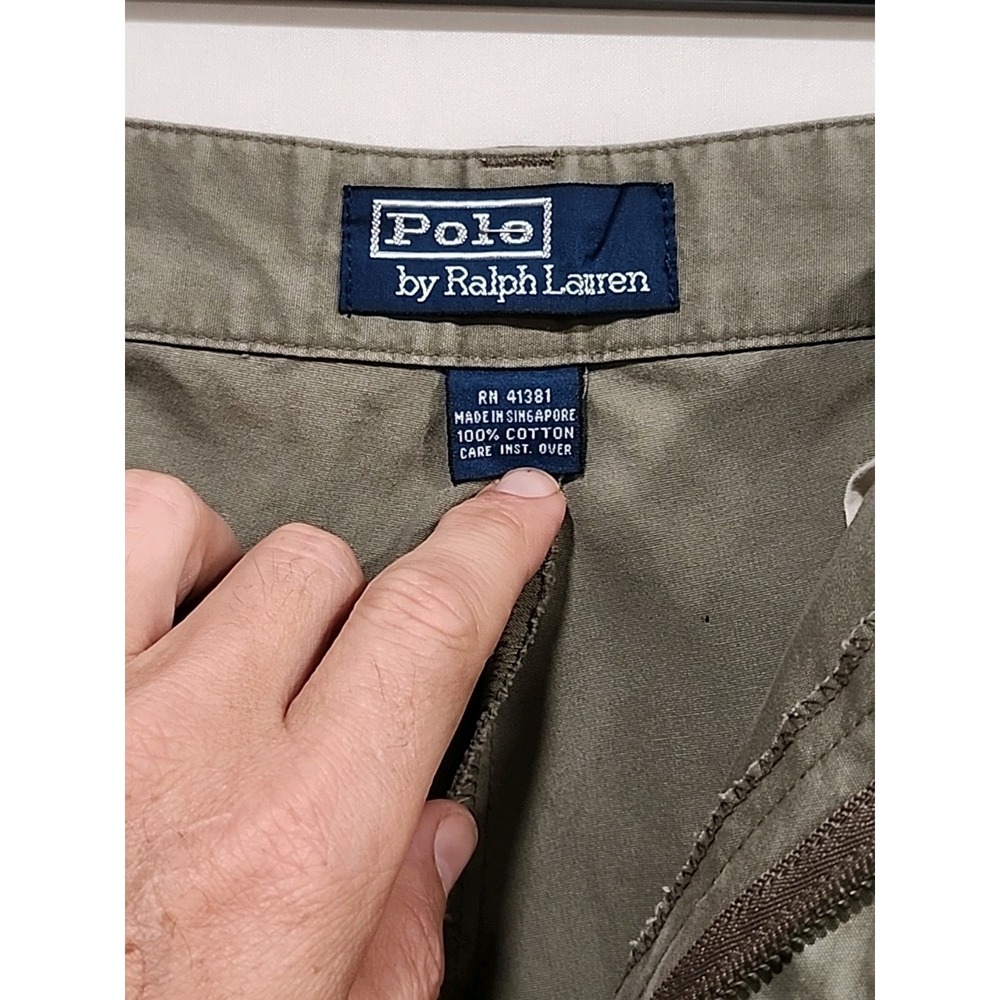 Ralph Lauren Polo Pants Mens Size 38x34 Olive Grey, Hammond Pant 4 Pocket - Picture 4 of 12